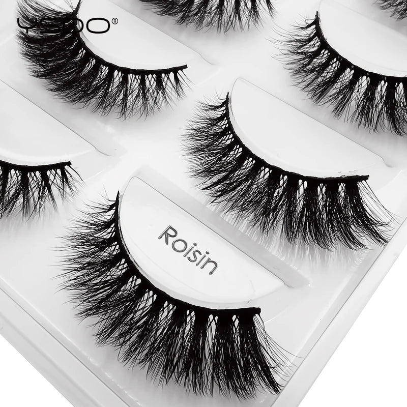YSDO 5 Pairs Eyelashes Mink Strip Lashes Dramatic Eyelashes Natural 3D Mink Eyelashes Makeup False Eyelashes Cilios Maquiagem