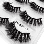 YSDO 5 Pairs Eyelashes Mink Strip Lashes Dramatic Eyelashes Natural 3D Mink Eyelashes Makeup False Eyelashes Cilios Maquiagem