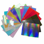 11pcs Aurora Glass Nail Foil Sticker Ice Cube Broken Glass Paper Iridescent Nail Film Decals Chameleon Reflective Nail Stickers
