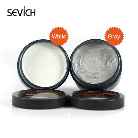 Sevich 100g Hair Clay Long-lasting Hair Cream for Men Hair Long-lasting Strong Modeling Hold Low Shine Hair Styling Wax 2 Color