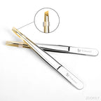 Stainless Steel Flat/Slant Tip Multifunction Tweezer Eyebrow Tweezer Face Hair Removal Make Up Tool False Eyelashes Tweezer Tool