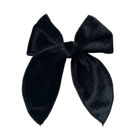 Velvet Fable Bow Hair Clips Baby Girls Women Large Sailor Bow Hair Accessories for Kids Christmas Hair Bow Barrettes