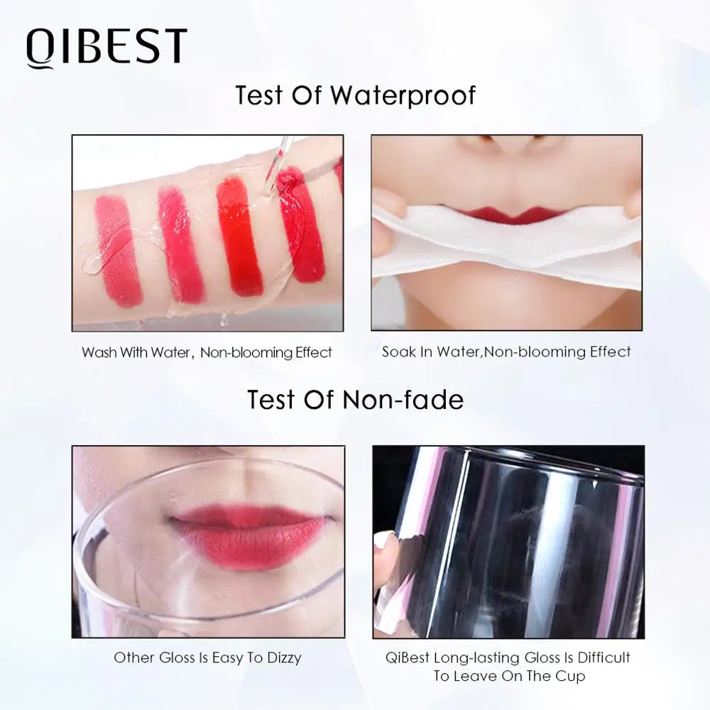 Hot Velvet Matte Nude Lip Gloss Sexy Long Lasting Non-stick Cup Nude Red Liquid Lipstick Waterproof Make-up for Women Cosmetic