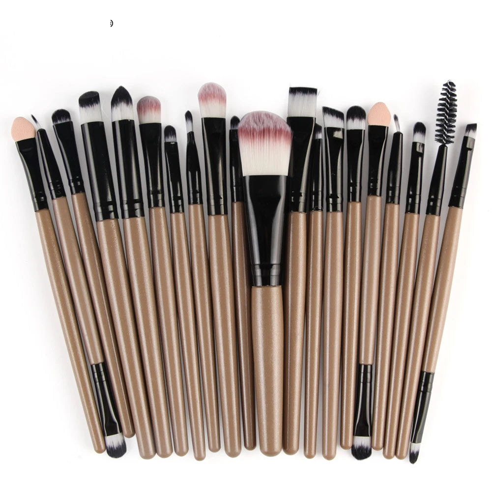 20Pcs Makeup Brush Set Cosmetic Powder Eye Shadow Eyeliner Foundation Blush Blend Beauty Woman Makeup Brushes Maquiagem