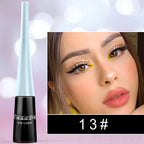 17 Colors Neon Liquid Eyeliner Pencil Waterproof Colorful Blue Green Yellow White Eye Liner Pen Women Makeup Eyes Cosmetics