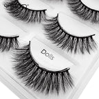 YSDO 5 Pairs Eyelashes Mink Strip Lashes Dramatic Eyelashes Natural 3D Mink Eyelashes Makeup False Eyelashes Cilios Maquiagem