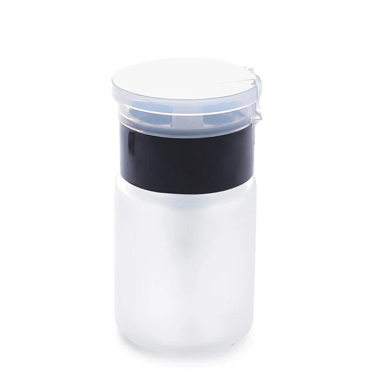 75ml Pump Dispenser, Empty Pressurized Bottle for Makeup Remover, Nail Polish Remover and Acetone Liquid
