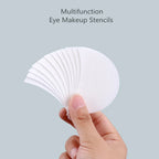 20/50/100pcs Eye Makeup Stencils Disposable Eyeshadow Stickers Eyeliner Shield Grafted Eyelashes Isolate Eyelash Removal Patches