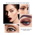QIBEST Cosmetics 1/3/5 pcs Black Mascara Lengthens Eyelashes Extra Volume Waterproof Natural Lashes Female Professional Makeup