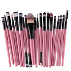 20Pcs Makeup Brush Set Cosmetic Powder Eye Shadow Eyeliner Foundation Blush Blend Beauty Woman Makeup Brushes Maquiagem