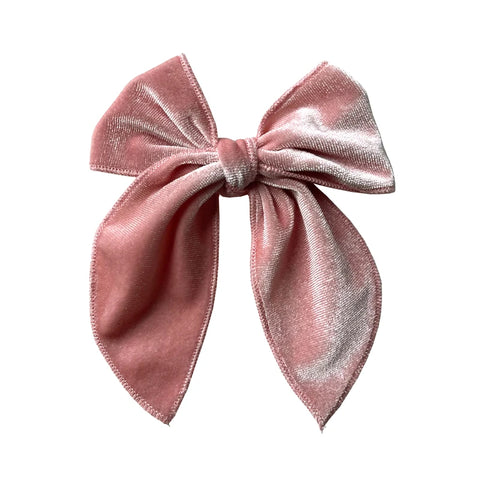 Velvet Fable Bow Hair Clips Baby Girls Women Large Sailor Bow Hair Accessories for Kids Christmas Hair Bow Barrettes