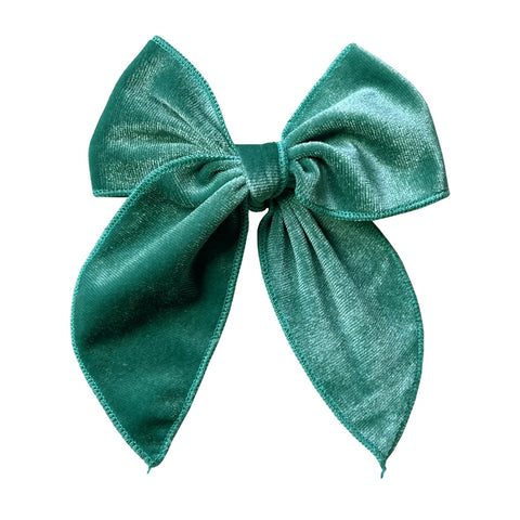 Velvet Fable Bow Hair Clips Baby Girls Women Large Sailor Bow Hair Accessories for Kids Christmas Hair Bow Barrettes