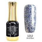 Venalisa 12ml Platinum Gel Nail Polish Super Shiny Effect Nail Gel Perfect Soak off UV&LED Nail Color Foil Chrome Gel Polish