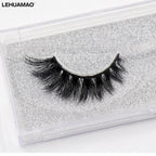LEHUAMAO 3D Mink Lashes Makeup Eyelashes Natural Fluffy Long Fake Lashes Full Stripe Reusable False Eyelash Extension
