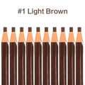 10pcs Eyebrow Pencil Women Makeup Tint Waterproof Hensi Cheap Pencil Black Brown Available Natural Beauty Cosmetics Wholesale