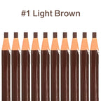 10pcs Eyebrow Pencil Women Makeup Tint Waterproof Hensi Cheap Pencil Black Brown Available Natural Beauty Cosmetics Wholesale