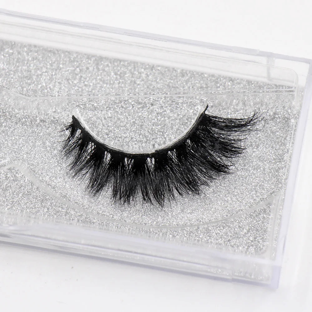 LEHUAMAO 3D Mink Lashes Makeup Eyelashes Natural Fluffy Long Fake Lashes Full Stripe Reusable False Eyelash Extension