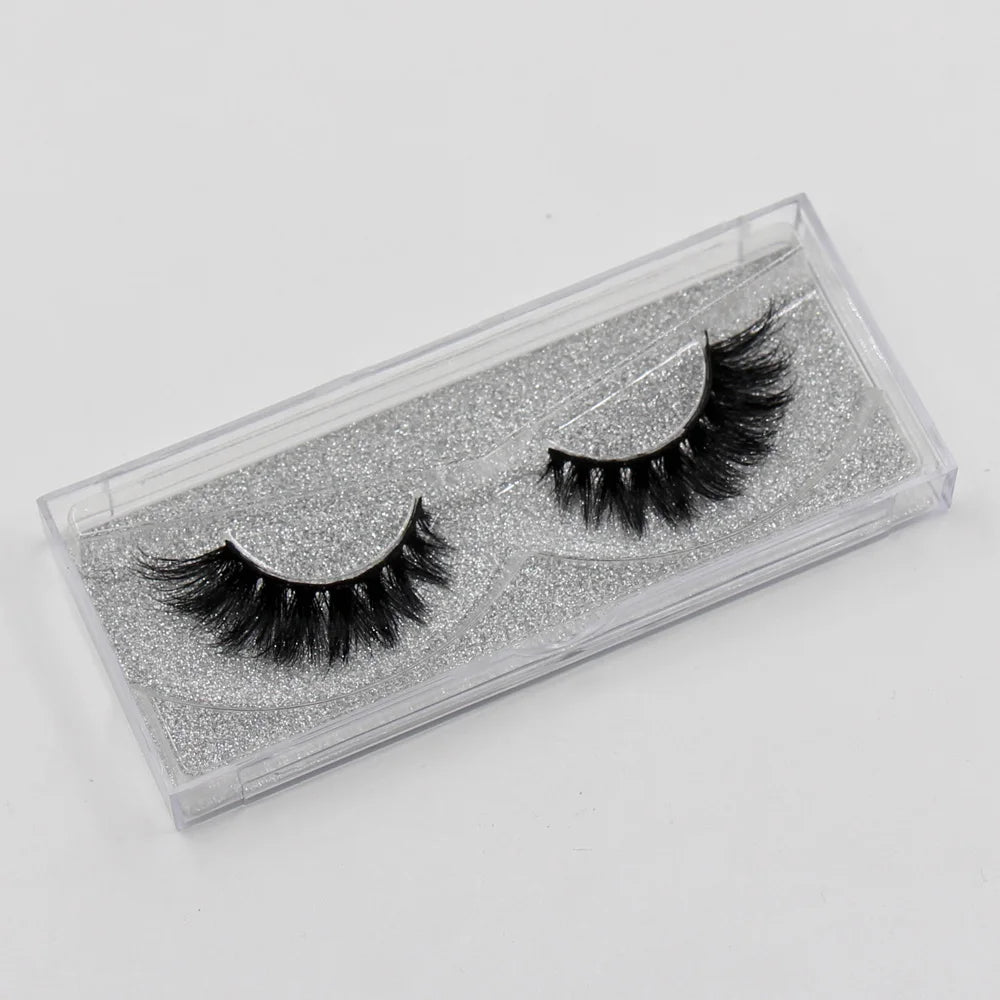 LEHUAMAO 3D Mink Lashes Makeup Eyelashes Natural Fluffy Long Fake Lashes Full Stripe Reusable False Eyelash Extension