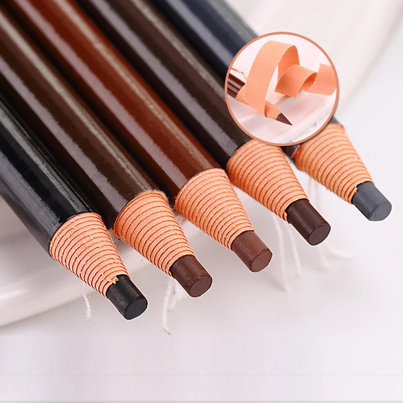 10pcs Eyebrow Pencil Women Makeup Tint Waterproof Hensi Cheap Pencil Black Brown Available Natural Beauty Cosmetics Wholesale
