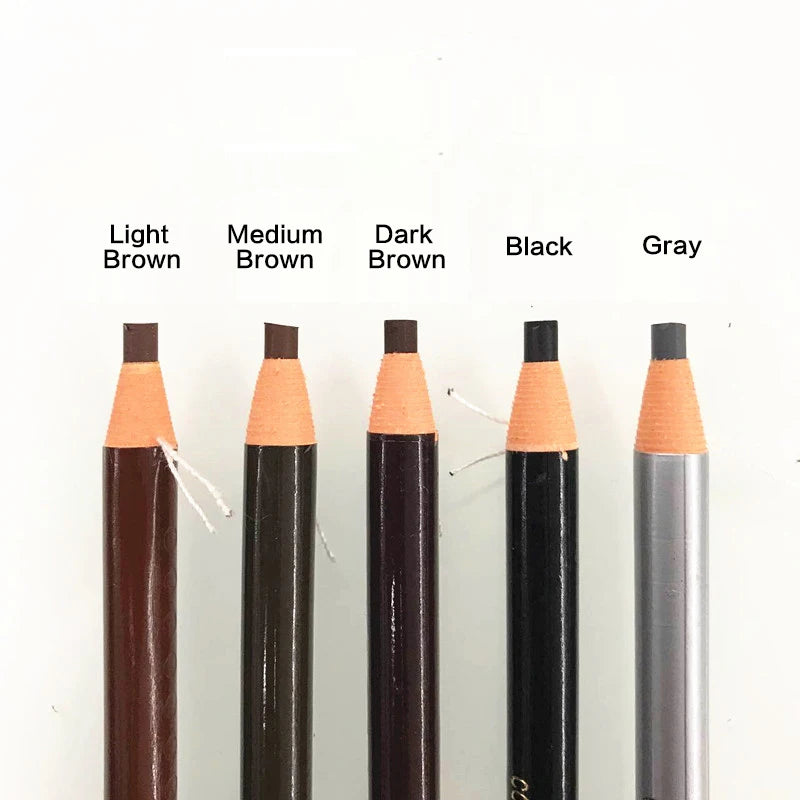 10pcs Eyebrow Pencil Women Makeup Tint Waterproof Hensi Cheap Pencil Black Brown Available Natural Beauty Cosmetics Wholesale