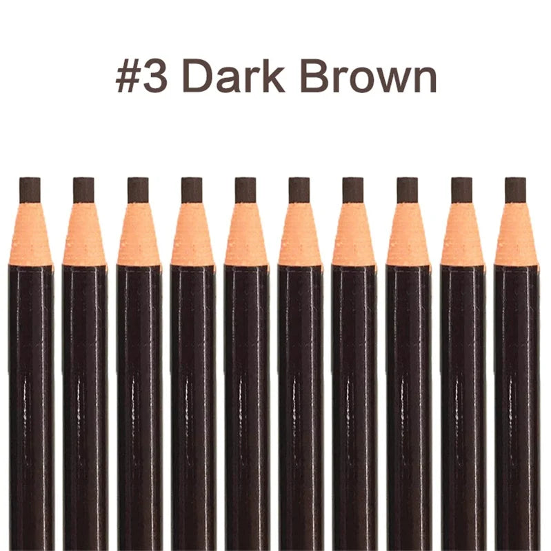 10pcs Eyebrow Pencil Women Makeup Tint Waterproof Hensi Cheap Pencil Black Brown Available Natural Beauty Cosmetics Wholesale