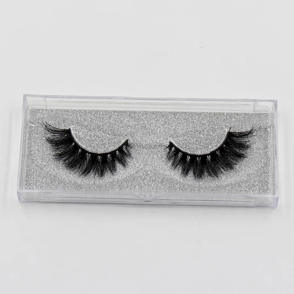LEHUAMAO 3D Mink Lashes Makeup Eyelashes Natural Fluffy Long Fake Lashes Full Stripe Reusable False Eyelash Extension