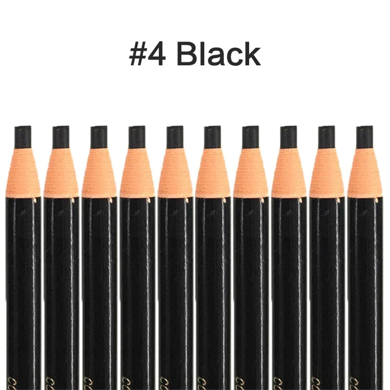 10pcs Eyebrow Pencil Women Makeup Tint Waterproof Hensi Cheap Pencil Black Brown Available Natural Beauty Cosmetics Wholesale