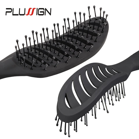 Wet Curly Detangle Hair Brush For Salon Hairdressing Styling Tools Vent Hairbrush Blow Dryer Hair Brush Factory Promotion