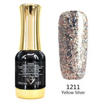 Venalisa 12ml Platinum Gel Nail Polish Super Shiny Effect Nail Gel Perfect Soak off UV&LED Nail Color Foil Chrome Gel Polish