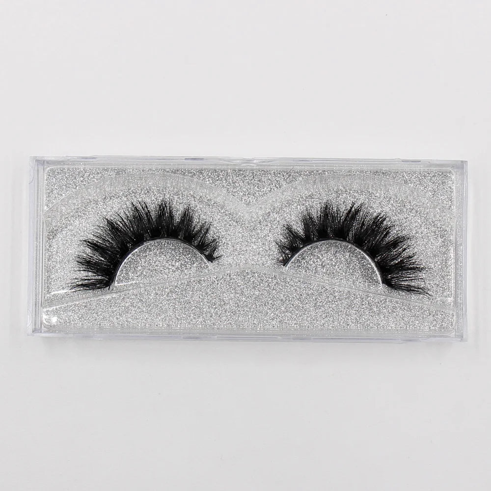 LEHUAMAO 3D Mink Lashes Makeup Eyelashes Natural Fluffy Long Fake Lashes Full Stripe Reusable False Eyelash Extension