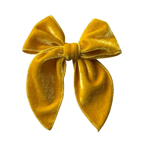 Velvet Fable Bow Hair Clips Baby Girls Women Large Sailor Bow Hair Accessories for Kids Christmas Hair Bow Barrettes