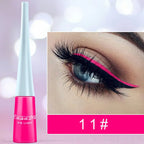 17 Colors Neon Liquid Eyeliner Pencil Waterproof Colorful Blue Green Yellow White Eye Liner Pen Women Makeup Eyes Cosmetics