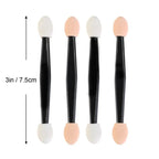 SHIDISHANGPIN 30/50/100PC Eye Shadow Brush Makeup Dual Sided Sponge Nylon Set Eye Shadow Brushes For Cosmetic Applicator Makeup