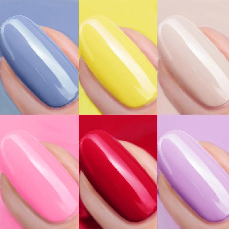 3 in 1 VENALISA  One Step Nail Gel Polish Full Coverage Gorgeous Color Soak off UV LED Nail Gel Varnish Nail Art Salon Lacquer