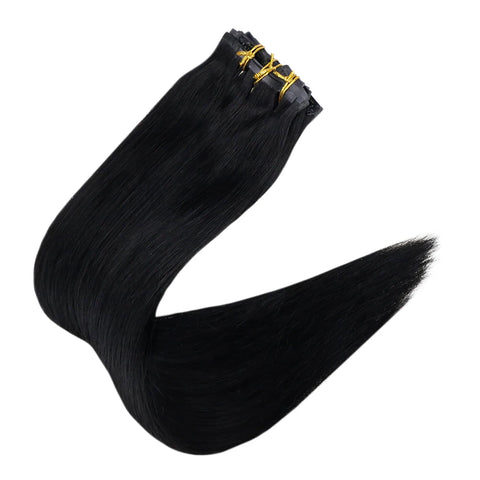 Full Shine Clip in Hair Extensions Human Hair 120g Seamless Invisible Clip In Extensions Human Hair Remy Balayage Blonde Color