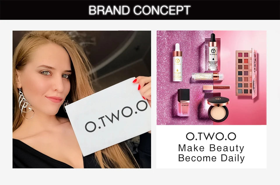 O.TWO.O Eyeliner Stamp Black Liquid Eyeliner Pen Waterproof Fast Dry Double-ended Eye Liner Pencil Make-up for Women Cosmetics