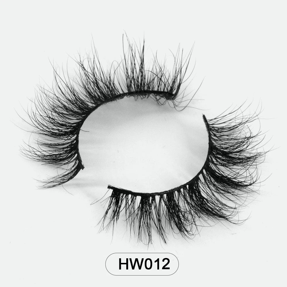 Dropshipping Wholesale Natural Wispy 3d Mink False Lashes Makeup Mink Fake Eyelashes With Soft Band Make-up For Women