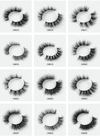 Dropshipping Wholesale Natural Wispy 3d Mink False Lashes Makeup Mink Fake Eyelashes With Soft Band Make-up For Women