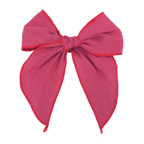Velvet Fable Bow Hair Clips Baby Girls Women Large Sailor Bow Hair Accessories for Kids Christmas Hair Bow Barrettes
