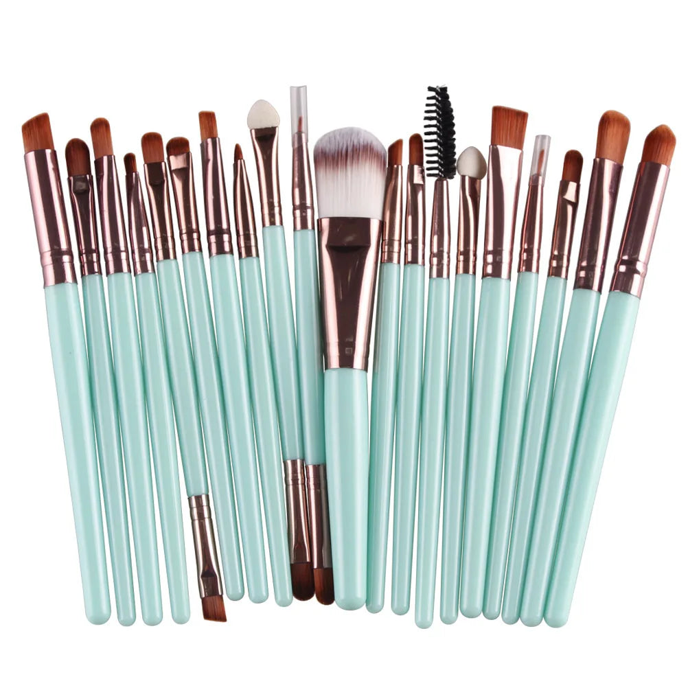 20Pcs Makeup Brush Set Cosmetic Powder Eye Shadow Eyeliner Foundation Blush Blend Beauty Woman Makeup Brushes Maquiagem