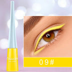 17 Colors Neon Liquid Eyeliner Pencil Waterproof Colorful Blue Green Yellow White Eye Liner Pen Women Makeup Eyes Cosmetics