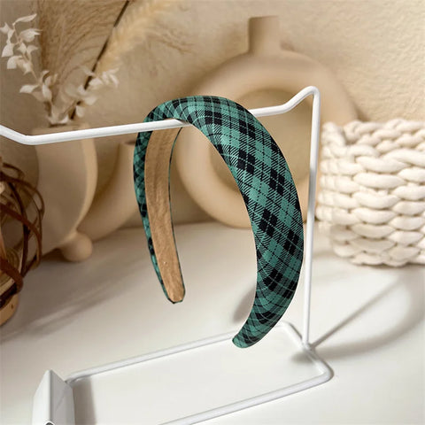 Fashion Korea INS Green Padded Womens Headband Woolen Autumn/Winter Hair Band Headwear Girl Wide Side Hair Hoop Hair Accessories