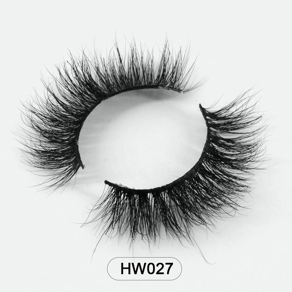 Dropshipping Wholesale Natural Wispy 3d Mink False Lashes Makeup Mink Fake Eyelashes With Soft Band Make-up For Women