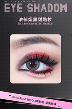 Hot Biya 2Colors Eyeshadow Protable Red Black Plate Matte Eye Shadow Dark Smoky Cosmetics Makeups Party Halloween DIY Wholesale