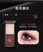 Hot Biya 2Colors Eyeshadow Protable Red Black Plate Matte Eye Shadow Dark Smoky Cosmetics Makeups Party Halloween DIY Wholesale
