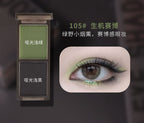 Hot Biya 2Colors Eyeshadow Protable Red Black Plate Matte Eye Shadow Dark Smoky Cosmetics Makeups Party Halloween DIY Wholesale