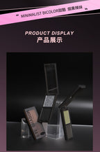 Hot Biya 2Colors Eyeshadow Protable Red Black Plate Matte Eye Shadow Dark Smoky Cosmetics Makeups Party Halloween DIY Wholesale