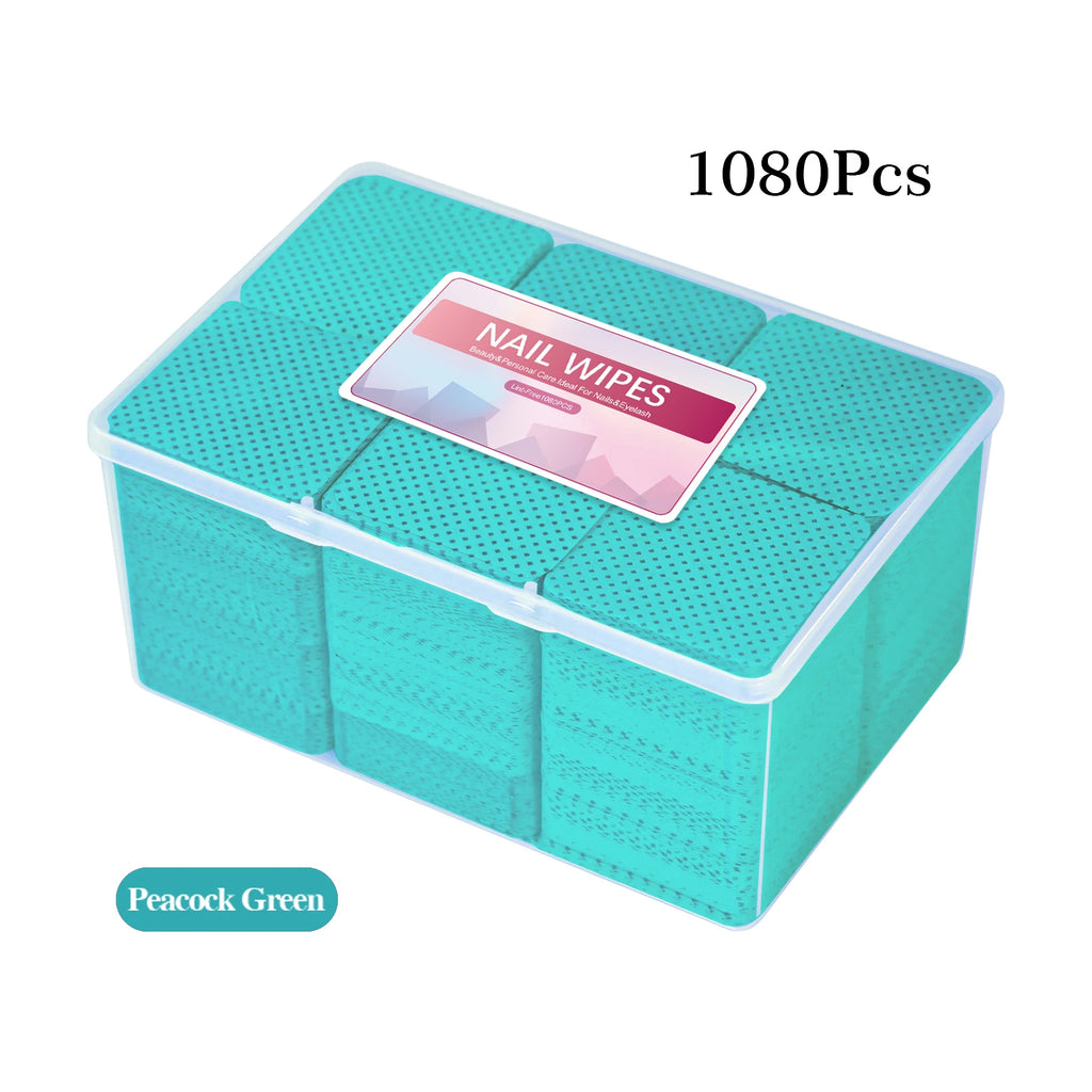 Lint-Free Nail Polish Remover Cotton Wipes UV Gel Tips Remover Cleaner Paper Pad Nails Polish Art Cleaning Manicure Tools