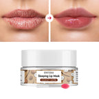 ENVISHA Coconut Lip Sleep Mask Night Sleeping Maintenance Moisturizing Fade Lines Nourishing Balm Skin Care Beauty Health 20g