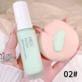 Silky and clear primer, natural cream to brighten and prevent makeup from coming off easily, foundation liquid,